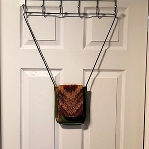 Hand made small crossbody bag. 6×9